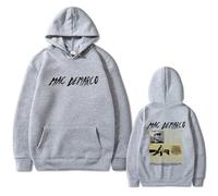 BLAENU Mac Demarco Felpa con Cappuccio Unisex This Old Dog Album Modello Manica Lunga Hoodie Casual Hip Hop Uomo Donna Retro Harajuku Streetwear XXS-4XL-Grey||4X_l