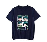 BLAENU The Apothecary Diaries Camiseta De Algodón Estampado Divertido En 2D Manga Corta Hip Hop Holgada Harajuku T-Shirt De Verano Cuello Redondo Cosplay Ropa Urbana para Hombre Mujer-Black||4X_l
