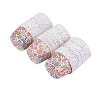 Blaihild 100 Mini Pirottini per Cupcake, Pirottini Rotondi per Muffin con Carta Patinata per Uso Alimentare, per Feste di Compleanno, Matrimoni, Baby Shower (Motivo arcobaleno)