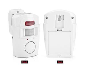 Blaihild Allarme Rilevatore di Movimento PIR con Doppio Sensore a Infrarossi per la Sicurezza Domestica - Anti-falso Allarme con Compensazione della Temperatura della Sirena da 105 DB per Casa,