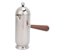 Blaihild Caffettiera in Acciaio Inossidabile 350ml, Finitura Specchio, | Pentola a stantuffo Barista per esposizione su scaffale, 9,1 pollici, blocco termico, versamento antigoccia, accenti in