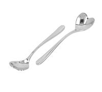 Blaihild Cucchiaino da caffè a Forma di Cuore 2 Pezzi in Acciaio Inossidabile da 4 Pollici Mini Cucchiaio per Mescolare il tè per Dessert Paletta per Zucchero, Manico Ergonomico Finitura Lucida