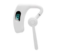 Blaihild Cuffie da Lavoro con Microfono, Padiglioni Rotanti di 270 Gradi, ABS, Bluetooth 5.2, Connessione per Doppio Dispositivo, Batteria da 300 MAh, per Driver di Call Center da Ufficio (WHITE)