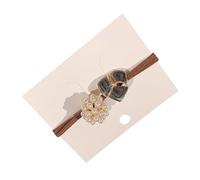 Blaihild Fasce Elastiche per Capelli con False Perle, Design Elegante, Tenuta Forte, Versatili per il Lavoro Quotidiano e le Feste (Piccoli accessori per capelli in stile profumato)