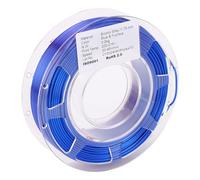 Blaihild Filamento PLA in Seta da 1,75 Mm Bicolore Blu Viola Rosso Bobina da 200 G, Temperatura di Stampa 200-215°C 30-45 Mm/s, Niente più Post-elaborazione della Vernice a Singolo, per Scrivania di