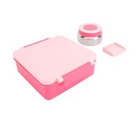 Blaihild Lunch Box in Acciaio Inossidabile, Multi Scomparti Portatili, Contenitore Sigillante per Alimenti per Insalate, Snack e Frutta, Ideale per Adulti e Bambini (PINK)