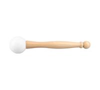 Blaihild Martello per Ciotola di Cristallo in Silicone, Resistente Silicone e Legno Massiccio per Vasche Tibetane in Cristallo, Meditazione, Yoga, Bagni Sonori
