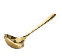 Blaihild Mestolo per Zuppa, Schiumarola in Acciaio Inossidabile con Manico Lungo, 8 Pollici, Ideale per Zuppe, Salse e