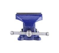 Blaihild Morsa da Banco in Ghisa per Carichi Pesanti, Morsa da Banco con Base da 5 o 6 Pollici con Ganascia in Acciaio 45# e Rivestimento a Polvere, per Strumento da (6 pollici (ID 153 mm, spessore