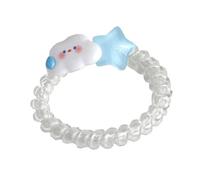 Blaihild Morsetto per Capelli Fermacapelli Plastica Metallo Resina Leggero Design a Stella a Forma di Nuvola per Frangia Corta, Mantiene i Capelli Lontani Dal Viso, Accessorio per lo Styling