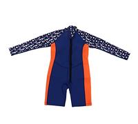 Blaihild Muta da Surf in Neoprene da 2,5 Mm per Tutto il Corpo, Manica Lunga, Protezione UV, per Giovani, Tessuto in Nylon Laminato, vestibilità Aderente Ed Elastica, per Nuoto, Spiaggia, Sport