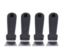 Blaihild Pala per Pulizia, 10 Pezzi, in Acciaio Inox, Materiale PP, Lunghezza 17 Cm, per Grasso da, Cappa da Fornello, Frigorifero, Sbrinamento, Impugnatura Ergonomica Antiscivolo, Design con Foro