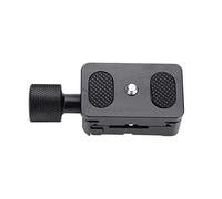 Blaihild Piastra a Sgancio Rapido per Fotocamera Piastra di Montaggio per Treppiede in Alluminio da 1/4 Pollici con Cuscinetti Antiscivolo e Livella a Bolla, Leggera da 3,8 Once per Fotografie di