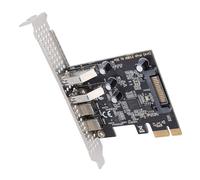 Blaihild Scheda di Espansione PCIe USB 3.2 Scheda PCIe a USB PCI Express 3.0 con 2 Porte -A e 1 Porta Alimentazione da 5 Gbps per PC Desktop e