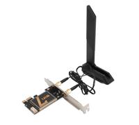 Blaihild Scheda PCIe WiFi 7 Tri Band 8774 Mbps 2.4G 5G 6G per Aggiornamento PC Desktop, Antenna Pieghevole 12dBi WPA4 MU-MIMO, Adattatore di Rete Wireless Compatibile con MacOS per Streaming Senza