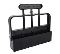 Blaihild Soil Block Maker Blocca Terreno a 4 Celle con Impugnatura Ergonomica Antiscivolo per la Germinazione Iniziale dei Semi Piantagione e Semina Indoor