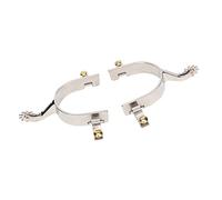 Blaihild Speroni da Cowboy, Speroni per con Ingranaggi Rotanti in Acciaio Inossidabile per Equitazione Equestre, Circa 5,67 X 3,23 Pollici, Perfetti per Gli Appassionati di Stile