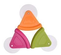 Blaihild Tagliapizza Manico Resistente Al Calore in ABS per Uso Alimentare per Pizza, Torta, Pane, Rotella per Pizza con Colori Caramelle Taglio Senza Sforzo Cottura in Piccoli Spazi in (PINK)