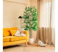 BLAINE - Pianta artificiale realizzata con i migliori materiali naturali, ideale per la decorazione di interni, albero artificiale (150 cm, bambù)