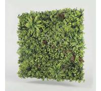 BLAINE - Siepe Artificiale Padang 100x100 cm | per la Decorazione di Terrazze e Salotti con Foglie Realistiche ad Alta Densità Senza Manutenzione