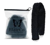 Blair Co. - Arricciacapelli senza calore per capelli corti, senza calore, senza calore, per capelli corti, separatore per ricci durante la notte, senza calore, colore nero