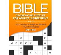 Blair Feliz Bible Crossword Puzzles for Adults (Tascabile)