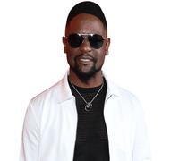 Blair Underwood (White Suit) Half Body Buddy Cutout