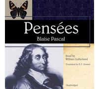 Blaise Pascal Pensées (Copertina rigida)