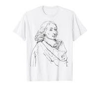 Blaise Pascal Ritratto Insegnante di Matematica e Fisica Maglietta