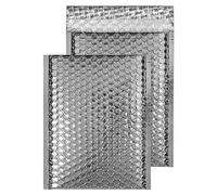 Blake Colour Packaging 250 x 180 mm 70 Mu Busta a bolle metallica Stacca e sigilla (MBS250) Argento sterling, Confezione da 500