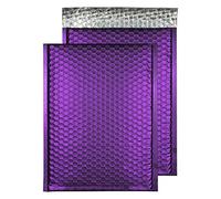 Blake Colour Packaging 320 x 240 mm 70 Mu Busta a bolle opaca metallica Stacca e sigilla (MTBC324) Ribes nero, Confezione da 500