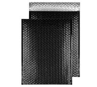 Blake Colour Packaging 450 x 324 mm 70 Mu Busta a bolle metallica Stacca e sigilla (MBB450) Nero petrolio, Confezione da 500