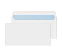 Blake Everyday 105 x 216 mm 80 g/m2 Portafoglio Gommato (3700) Bianco, Confezione da 500