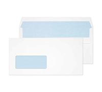 Blake Everyday 110 x 220 mm 110 g/m2 Portafoglio Autosigillante (8884) Bianco, Confezione da 500
