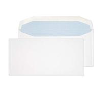 Blake Everyday 110 x 220 mm 110 g/m2 Portafoglio per spedizioni Gommato (8701) Bianco, Confezione da 500