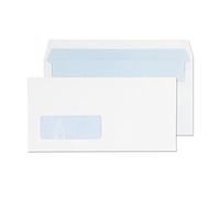 Blake Everyday 110 x 220 mm 90 g/m2 Portafoglio Autosigillante (13884) Bianco, Confezione da 500