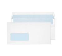 Blake Everyday 110 x 220 mm 90 g/m2 Portafoglio Autosigillante (FL3884) Bianco, Confezione da 500