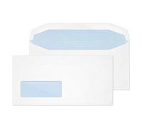 Blake Everyday 110 x 220 mm 90 g/m2 Portafoglio per spedizioni Gommato (3702) Bianco, Confezione da 500