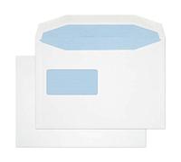 Blake Everyday 162 x 229 mm 100 g/m2 Portafoglio per spedizioni Gommato (8077REV) Bianco, Confezione da 500