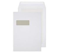 Blake Everyday 324 x 229 mm 150 g/m2 Tasca con retro rigido Stacca e sigilla (12901) Bianco, Confezione da 500