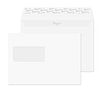 Blake Premium Business 162 x 229 mm 120 g/m2 Portafoglio Stacca e sigilla (31708) Bianco ghiaccio wove, Confezione da 500