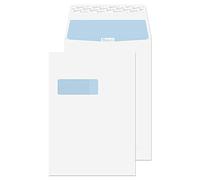 Blake Premium Office 324 x 229 x 25 mm 140 g/m2 Tasca espandibile Stacca e sigilla (37116) Bianco ultra wove, Confezione da 500
