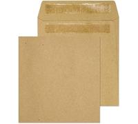 Blake Purely Everyday 13922/50 PR, buste marroni, 108 x 102 mm, confezione da 50, spessore 80 g/m², buste autosigillanti 4,3 x 4,0 cm, formato lettera, forniture di cancelleria