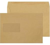 Blake Purely Everyday 1608 - Buste con chiusura adesiva, formato C5, 162 x 229 mm, 90 g/m², confezione da 50, colore: Manilla