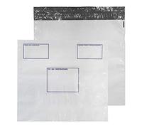 Blake Purely Packaging 450 x 460 mm 50 Mu Polietilene Polypost Stacca e sigilla (PE84/W/100) Bianco, Confezione da 100