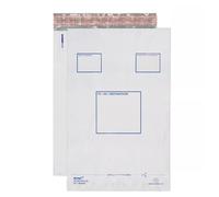 Blake Purely Packaging PE45/W/100 - Buste portadocumenti in plastica, 255 x 350 mm, confezione da 100, per documenti riservati, con chiusura adesiva e chiusura adesiva