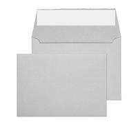 Blake Senses Handmade 114 x 162 mm 190 g/m2 Portafoglio Stacca e sigilla (DE144) Grigio morbido, Confezione da 500