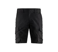 Blaklader 144618329900C52 - Pantaloncini elasticizzati industriali, taglia C52, colore: Nero