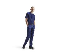 Blaklader 144818328985C62 Industrie Stretch - Pantaloni da lavoro con tasche imbottite sulle ginocchia, colore: Blu navy/Fiordaliso, taglia C62