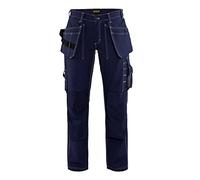 Blaklader 15451370 Pantaloni da artigianato femminile, Blu marino, taglia C42